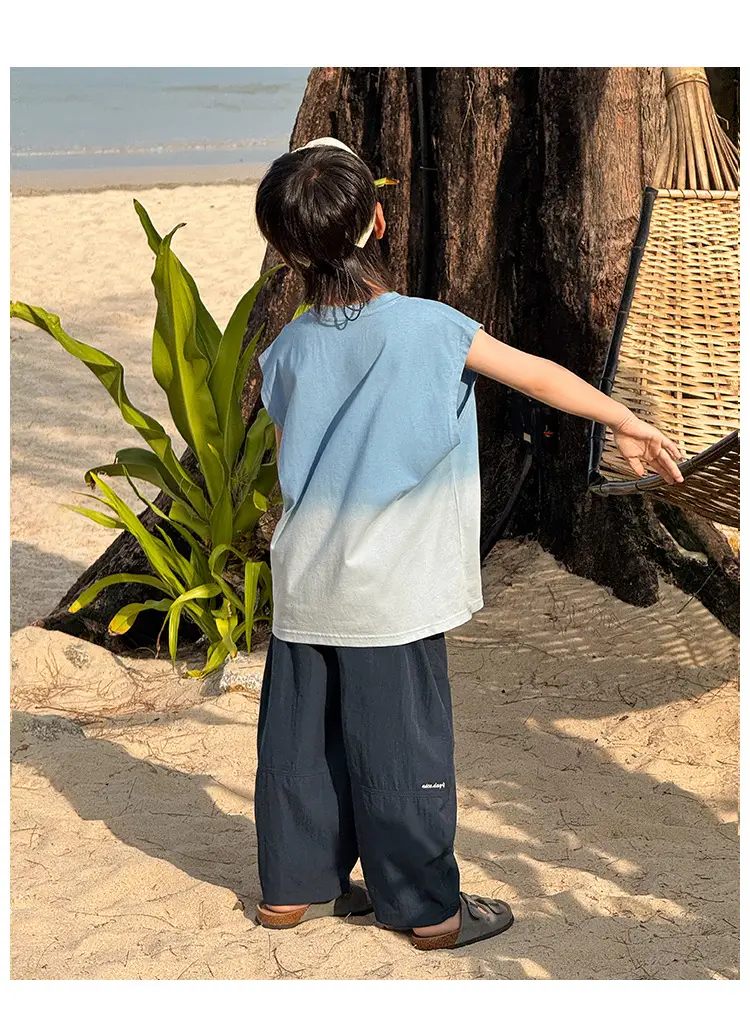 Zhenpinxuan Kids' Boys Vests Pure Cotton Summer Sleeveless T-Shirts — feature 24