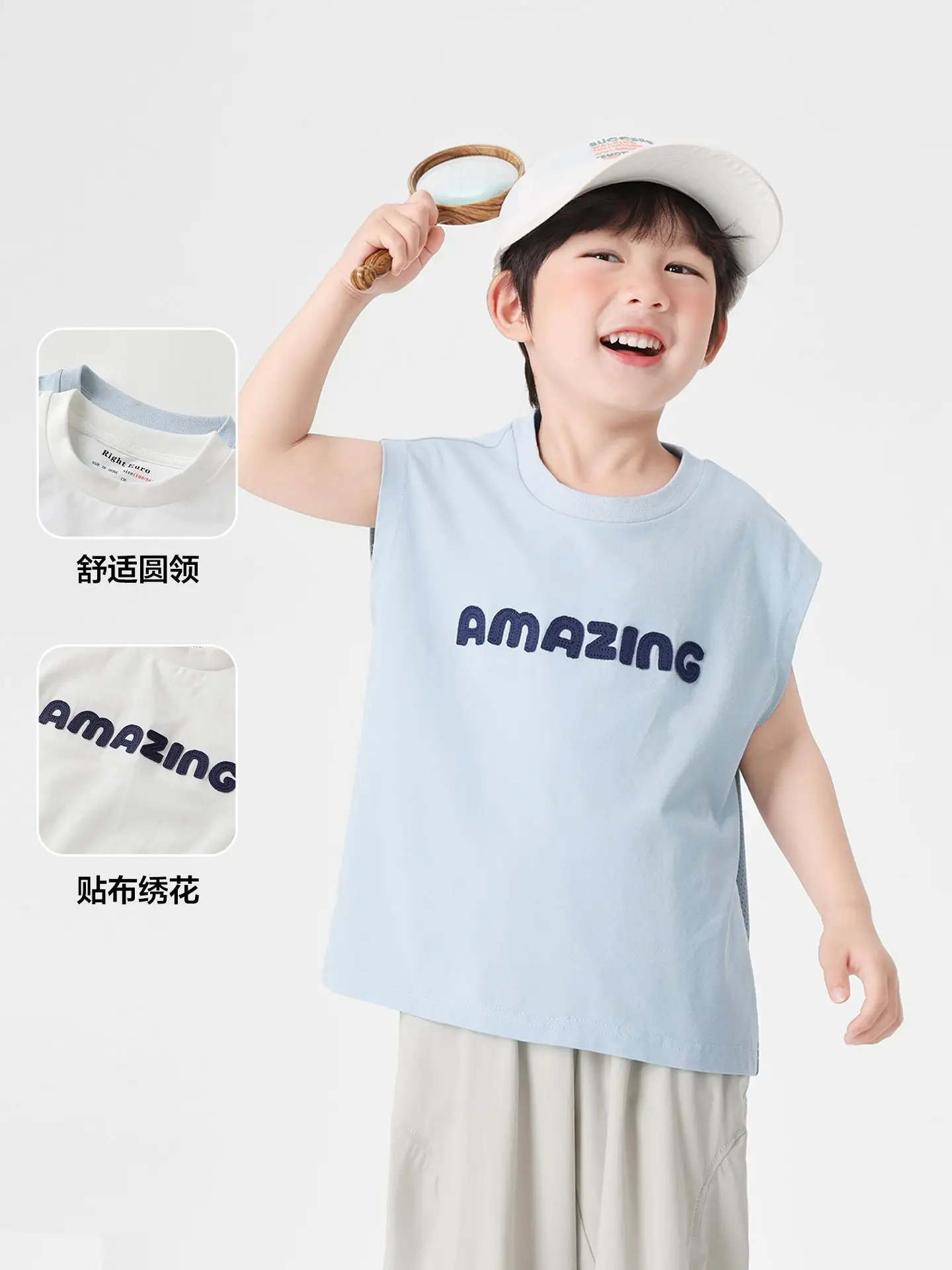 Right European Boys Vest Summer Baby Clothes 2025 - Image 7