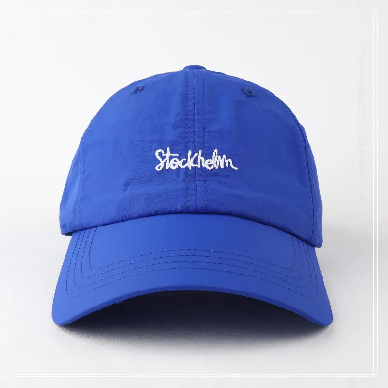 Light Blue Korean Style Baseball Cap for Women Spring Summer