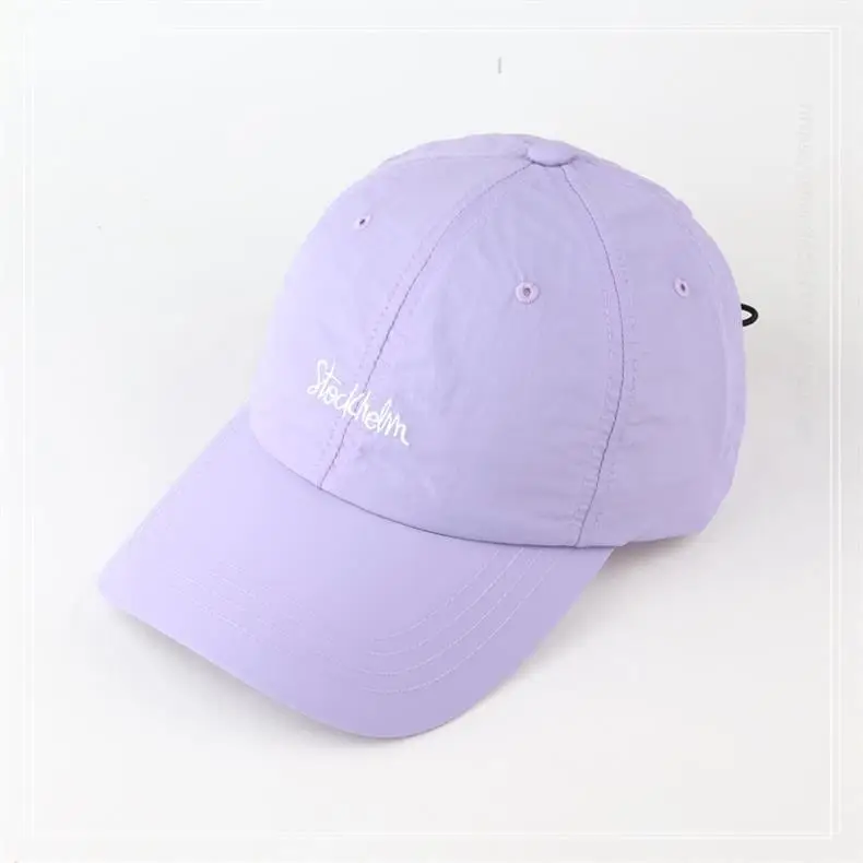 Light Blue Korean Style Baseball Cap for Women Spring Summer — feature 18