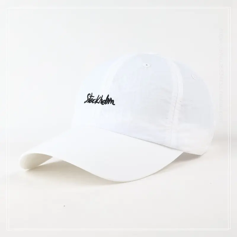 Light Blue Korean Style Baseball Cap for Women Spring Summer