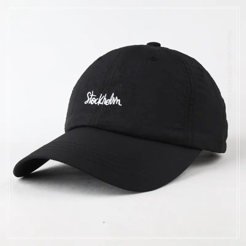 Light Blue Korean Style Baseball Cap for Women Spring Summer