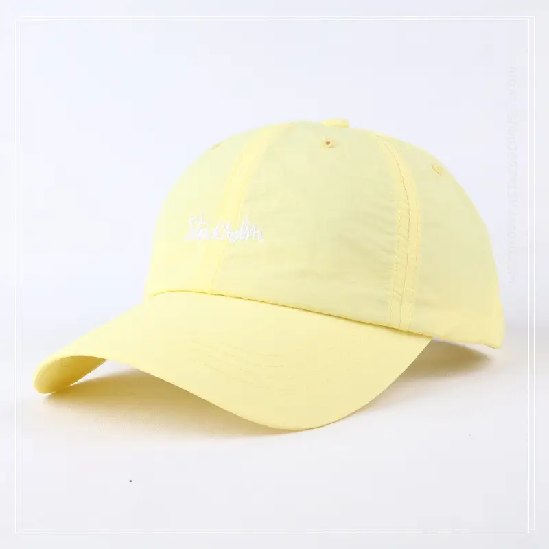 Light Blue Korean Style Baseball Cap for Women Spring Summer