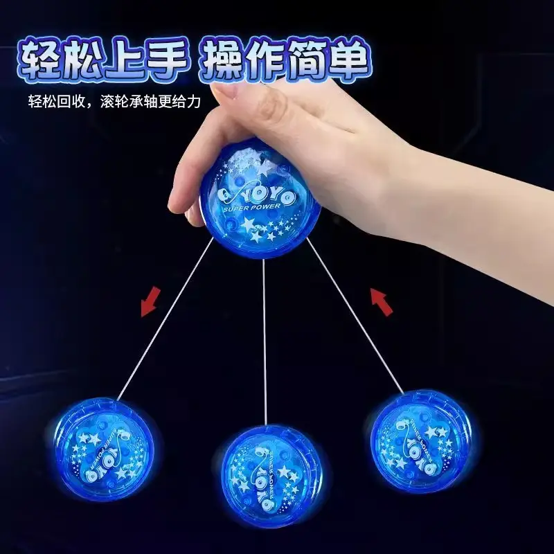 [Ready Stock for Quick Delivery] New Yo-Yo Kidsren's Toy Yo-Yo Live Sleep Automatic Spin and Light up