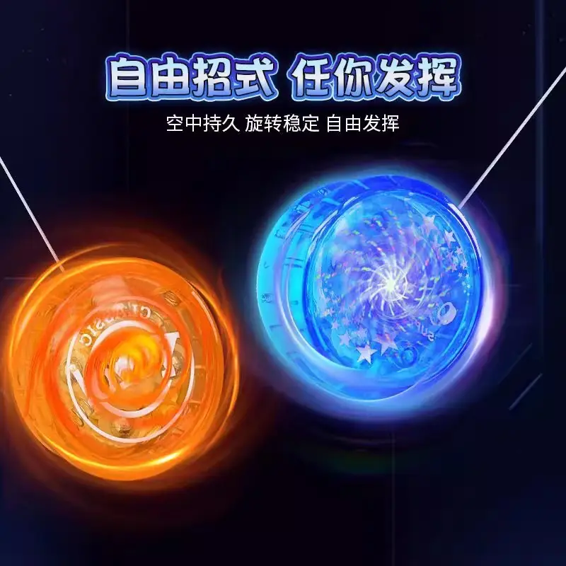 [Ready Stock for Quick Delivery] New Yo-Yo Kidsren's Toy Yo-Yo Live Sleep Automatic Spin and Light up