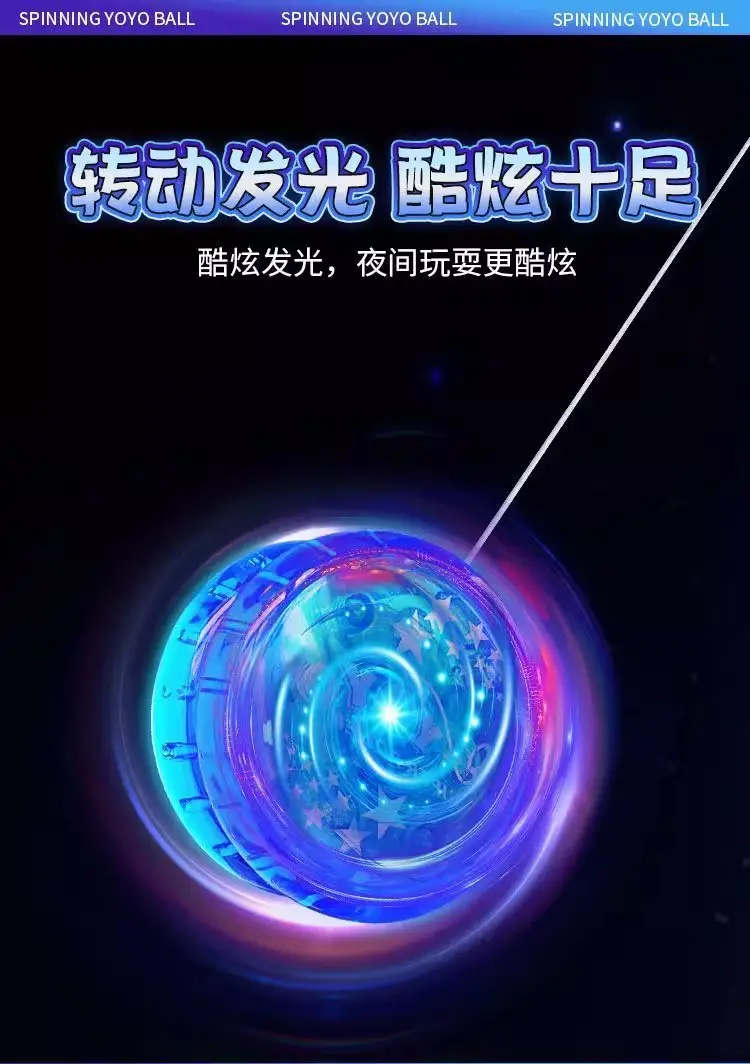 [Ready Stock for Quick Delivery] New Yo-Yo Kidsren's Toy Yo-Yo Live Sleep Automatic Spin and Light up — feature 3