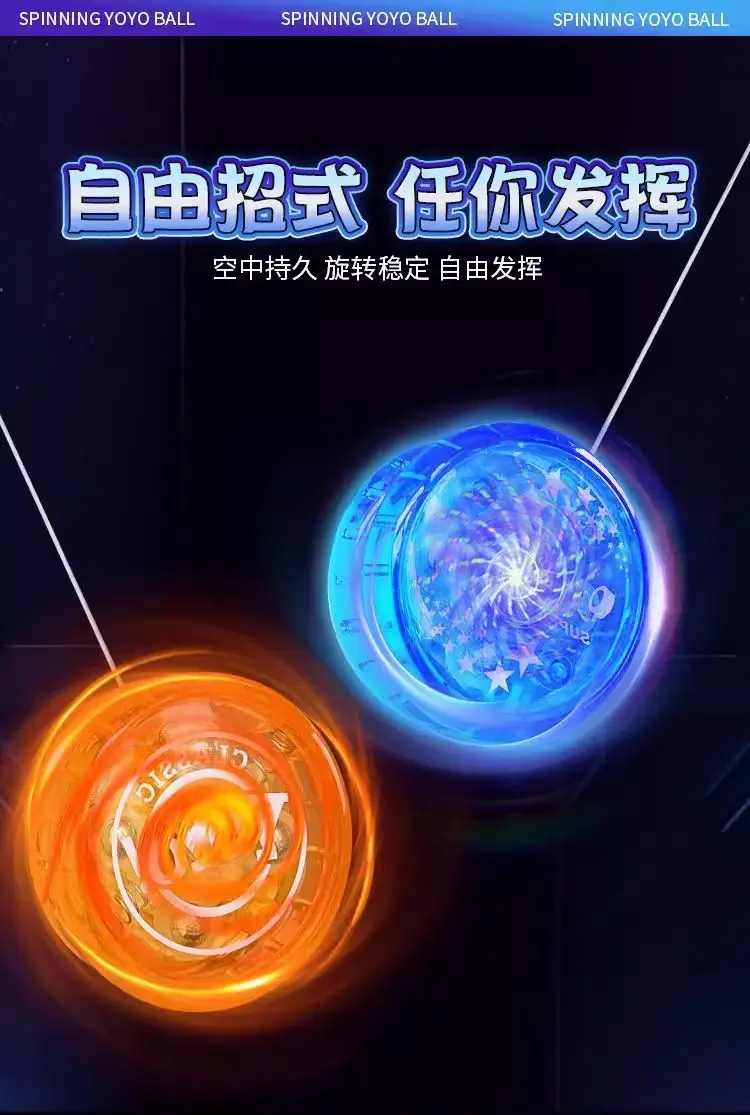 [Ready Stock for Quick Delivery] New Yo-Yo Kidsren's Toy Yo-Yo Live Sleep Automatic Spin and Light up — feature 4
