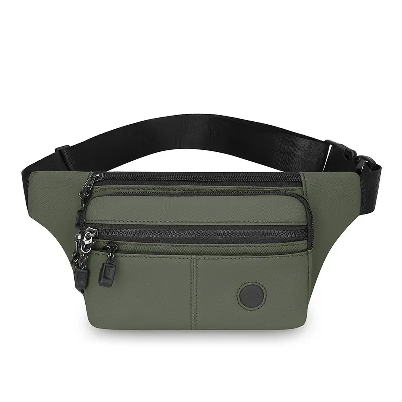 Men's Multi-Layer Crossbody Bag Navy Blue