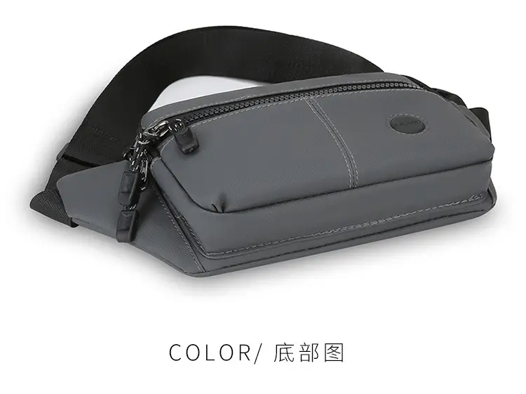 Men's Multi-Layer Crossbody Bag Navy Blue — feature 18