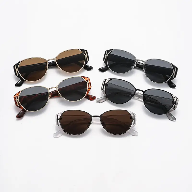 Ice Cube Sunglasses Anti-UV Cat-Eye Black - Image 7