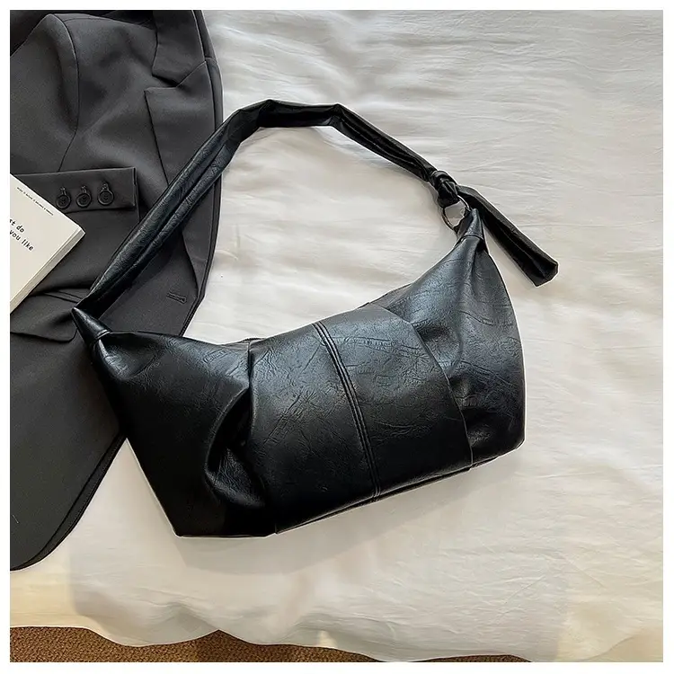 Korean Style Leather Bag Beige Large Capacity — feature 29