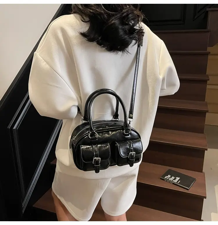 Women's Yellow Leather Shoulder Crossbody Bag 2025 — feature 13