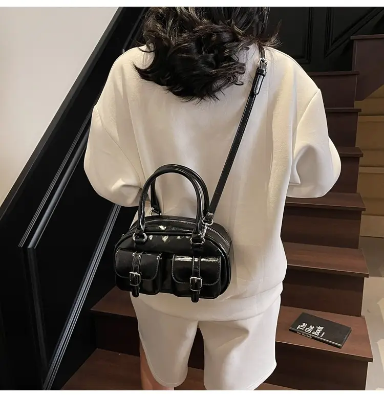 Women's Yellow Leather Shoulder Crossbody Bag 2025 — feature 14