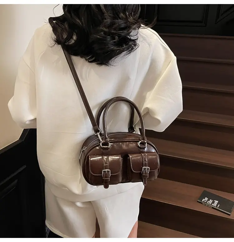 Women's Yellow Leather Shoulder Crossbody Bag 2025 — feature 18