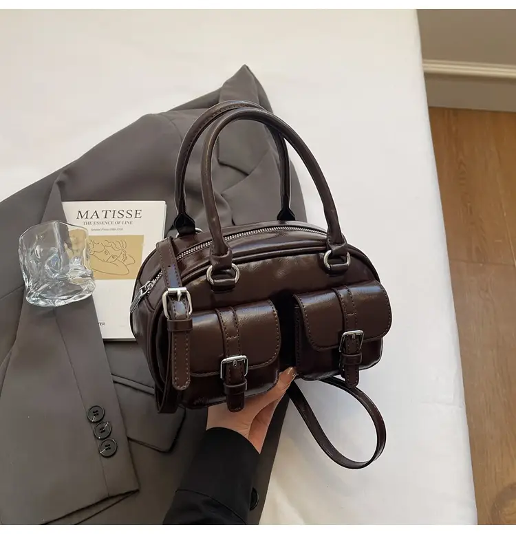 Women's Yellow Leather Shoulder Crossbody Bag 2025 — feature 29