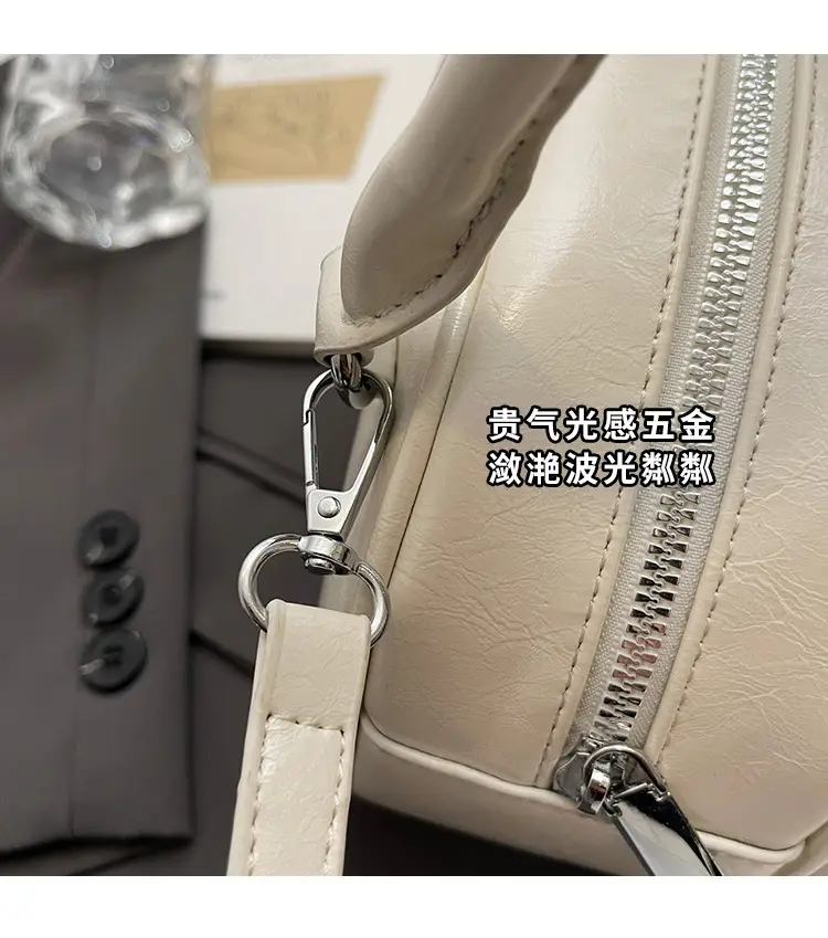 Women's Yellow Leather Shoulder Crossbody Bag 2025 — feature 3