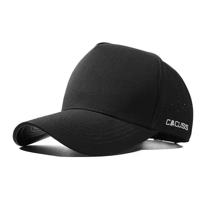 Men's Black Duck Tongue Mesh Cap Sports Travel Sun Hat