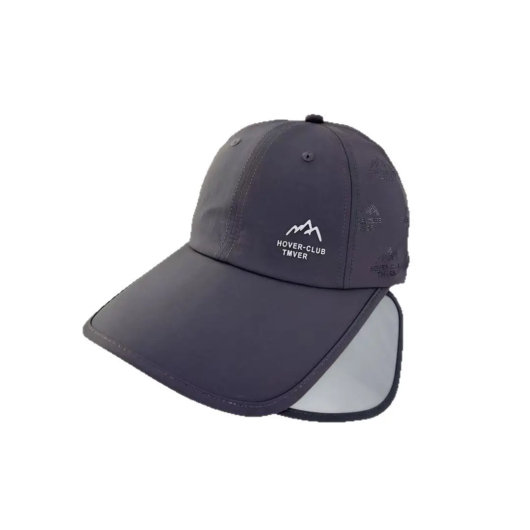 Korean Style Beige Duckbill Cap with Wide Brim Sunshade - Image 8