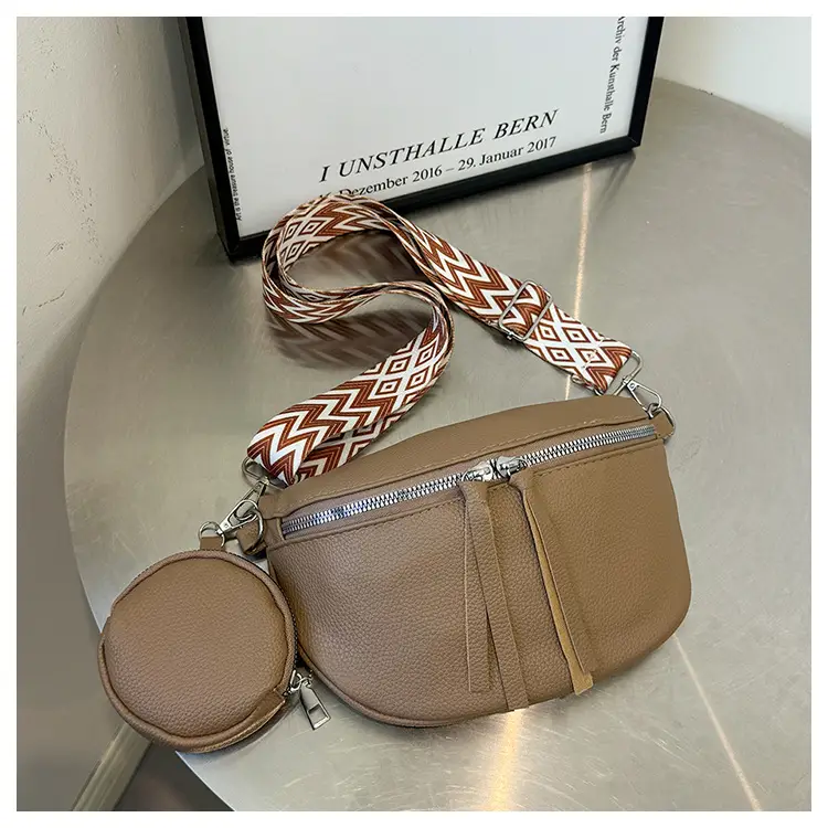 2024 Women's Pu Texture Chest Bag Set of 4 — feature 16