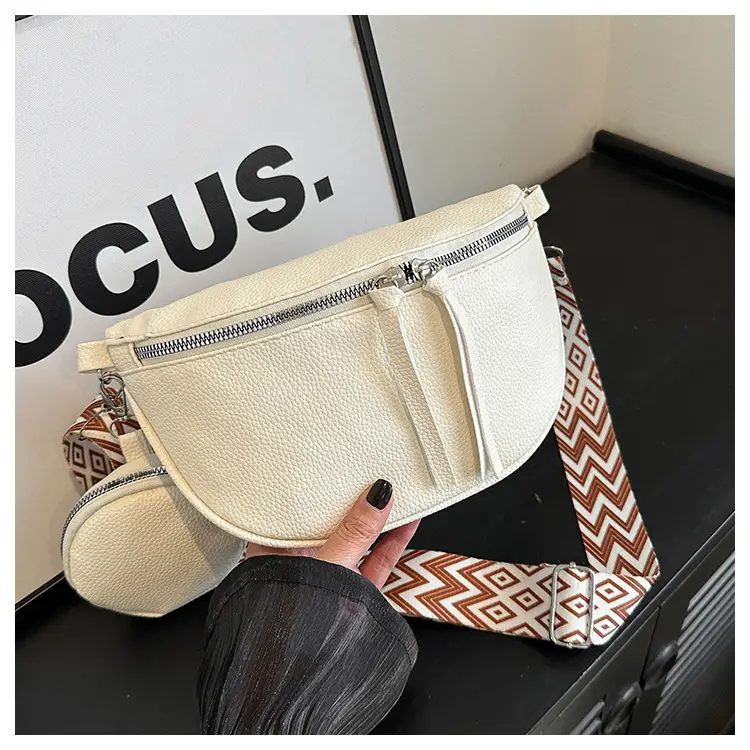 2024 Women's Pu Texture Chest Bag Set of 4 — feature 19