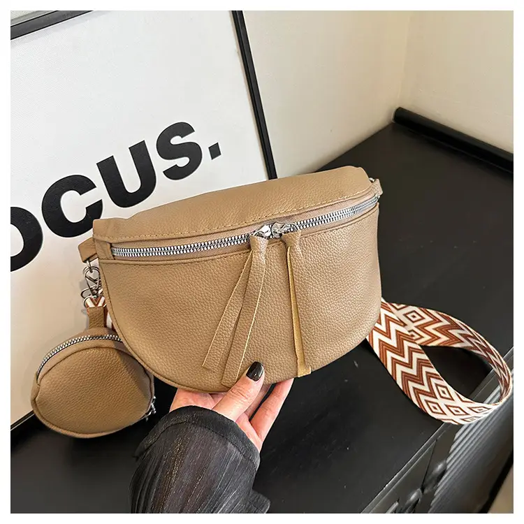 2024 Women's Pu Texture Chest Bag Set of 4 — feature 20