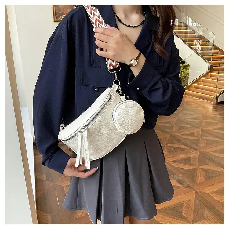 2024 Women's Pu Texture Chest Bag Set of 4 — feature 27