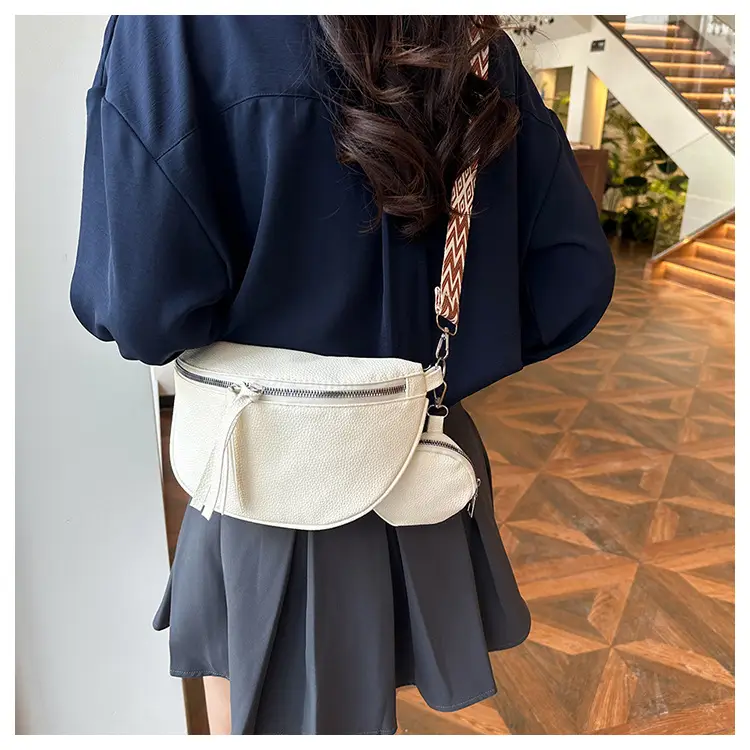 2024 Women's Pu Texture Chest Bag Set of 4 — feature 30