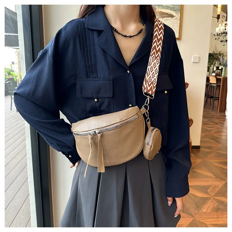 2024 Women's Pu Texture Chest Bag Set of 4 — feature 33