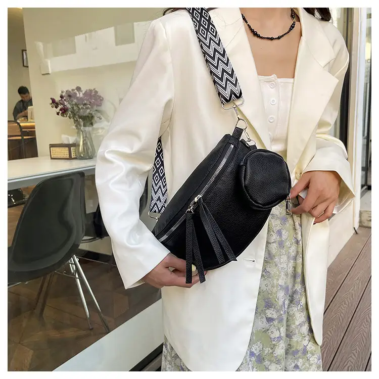 2024 Women's Pu Texture Chest Bag Set of 4 — feature 35