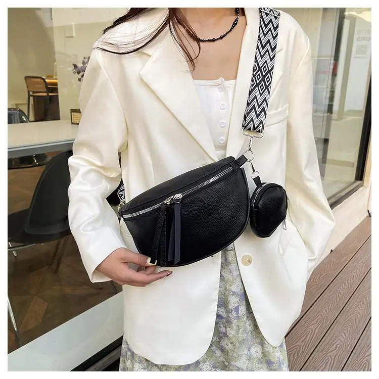 2024 Women's Pu Texture Chest Bag Set of 4 — feature 37