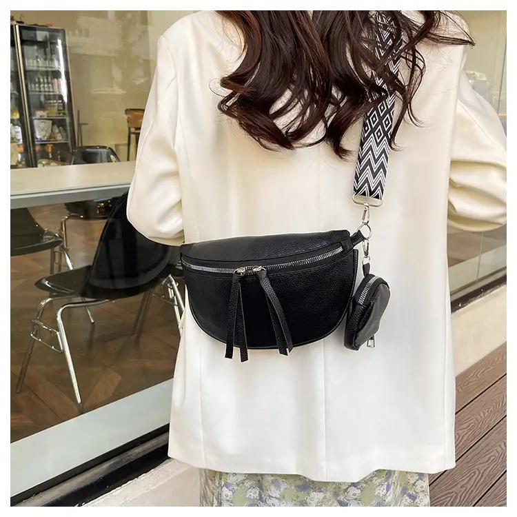 2024 Women's Pu Texture Chest Bag Set of 4 — feature 38