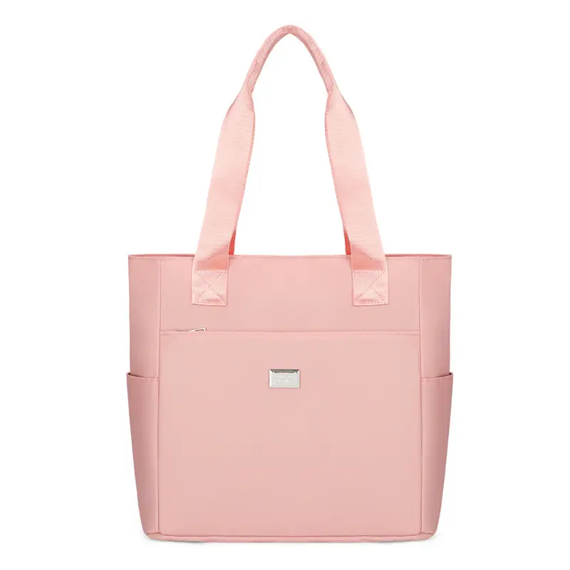 2025 New Mom Pink Nylon Shoulder Bag Large Capacity - Image 4