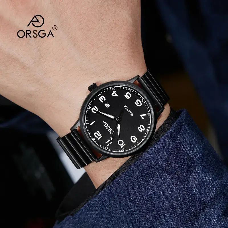 Orsga Quartz Leather Strap Watch for Men Women - Image 19