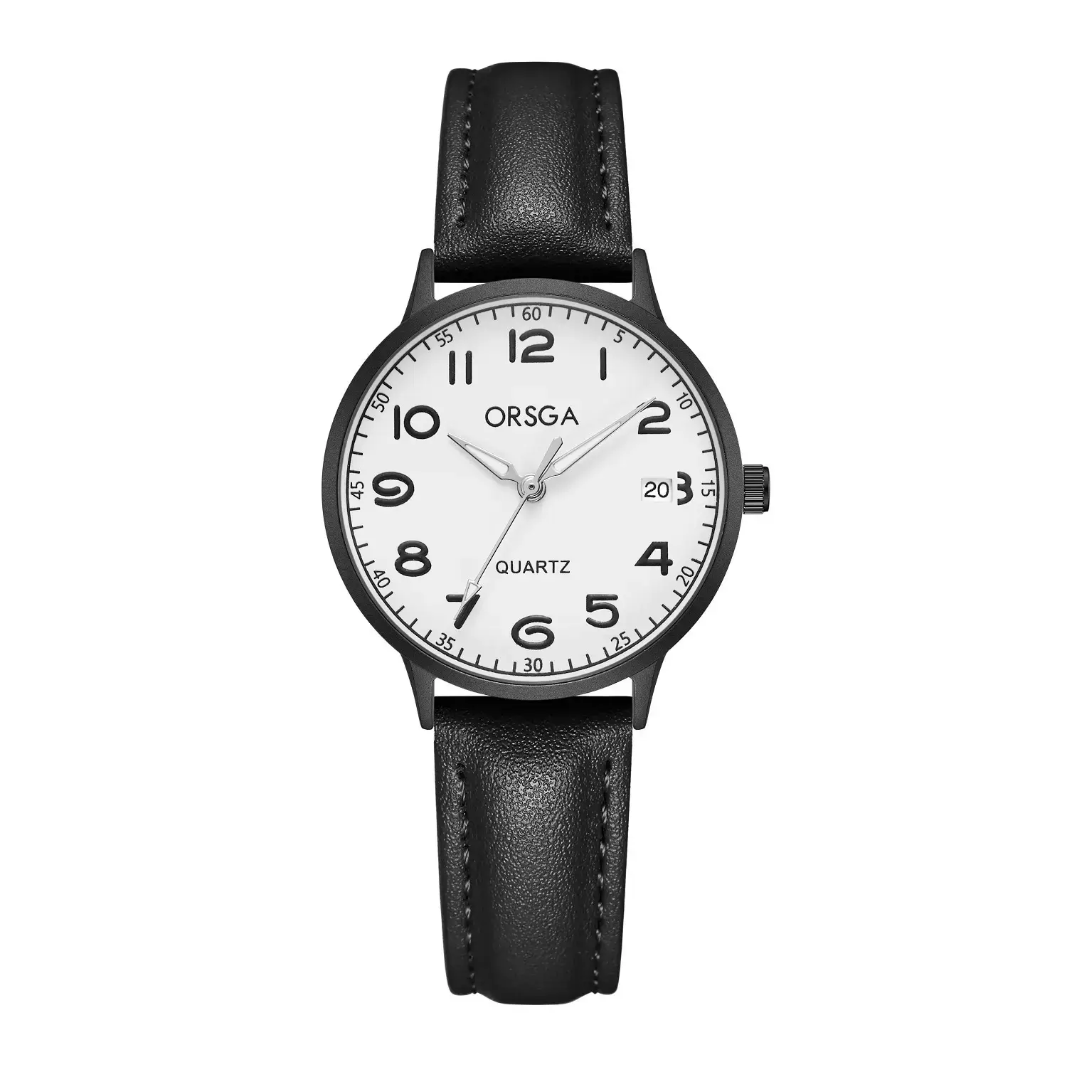 Orsga Quartz Leather Strap Watch for Men Women - Image 12
