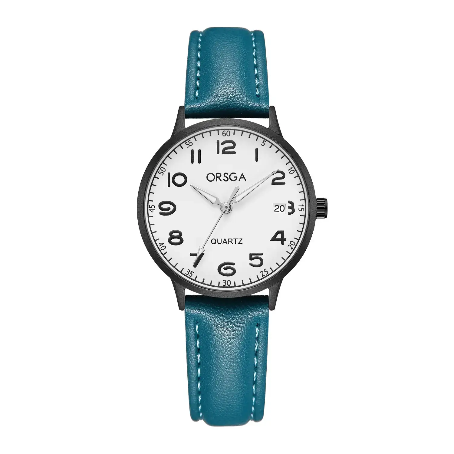 Orsga Quartz Leather Strap Watch for Men Women - Image 16