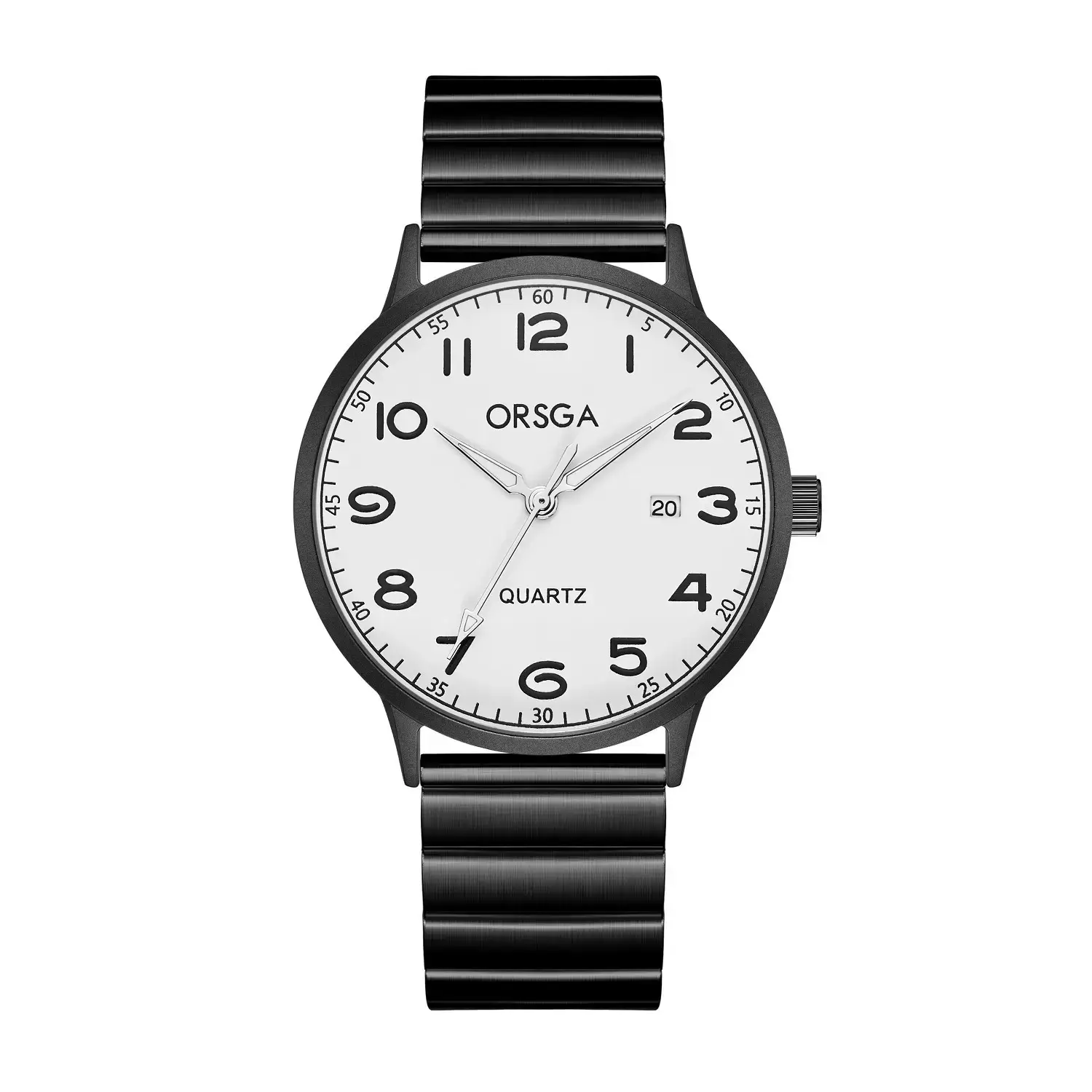 Orsga Quartz Leather Strap Watch for Men Women - Image 2