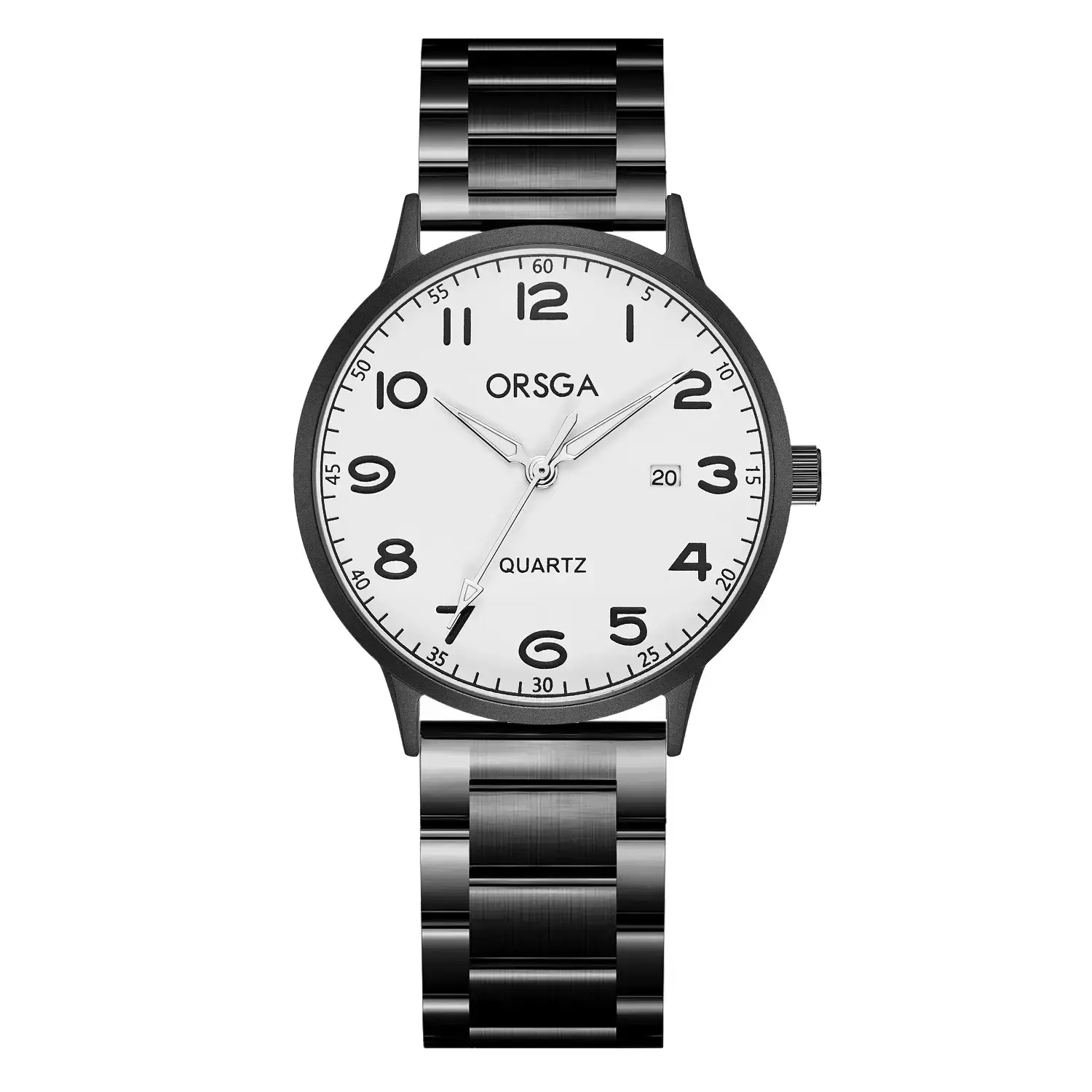 Orsga Quartz Leather Strap Watch for Men Women - Image 4