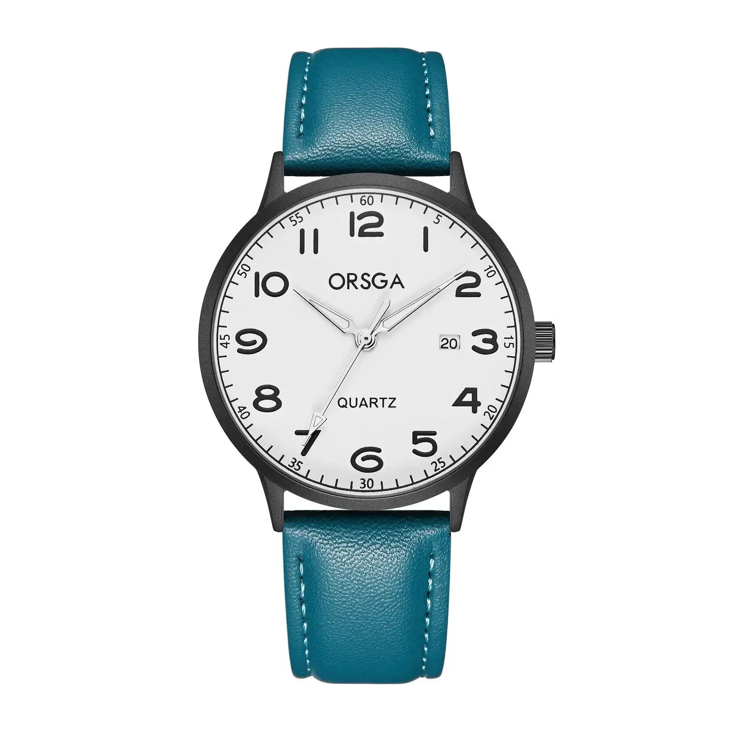 Orsga Quartz Leather Strap Watch for Men Women - Image 9