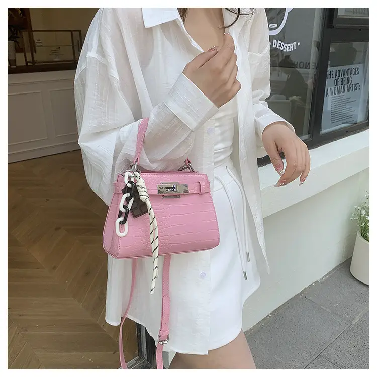 Women's Cream Kelly Crossbody Bag with Strap — feature 14