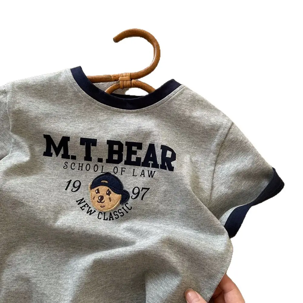 Pure Cotton Boys T-Shirt M.T Bear 2025 Summer - Image 9