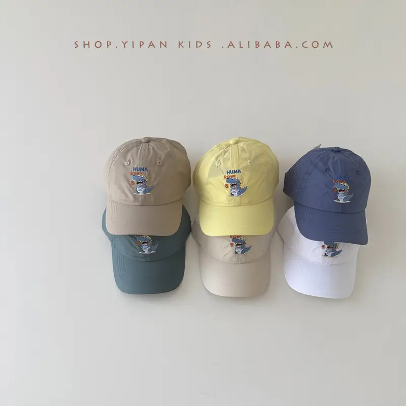 Kids Blue Embroidered Cap for Girls
