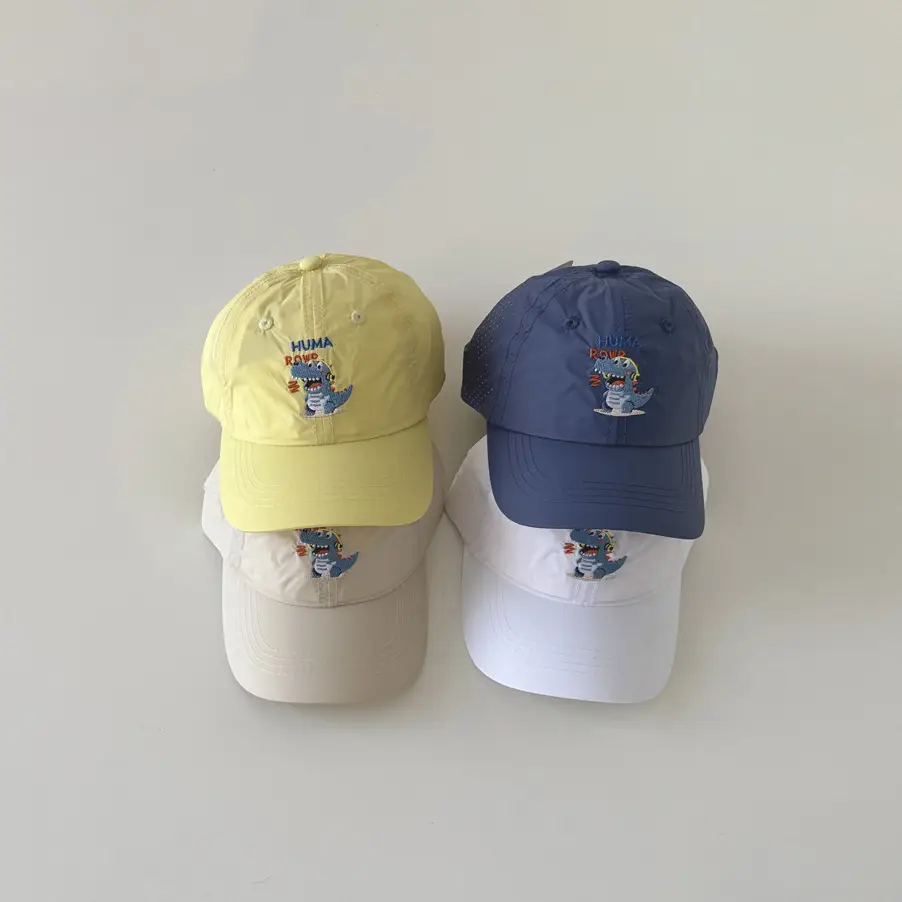 Kids Blue Embroidered Cap for Girls