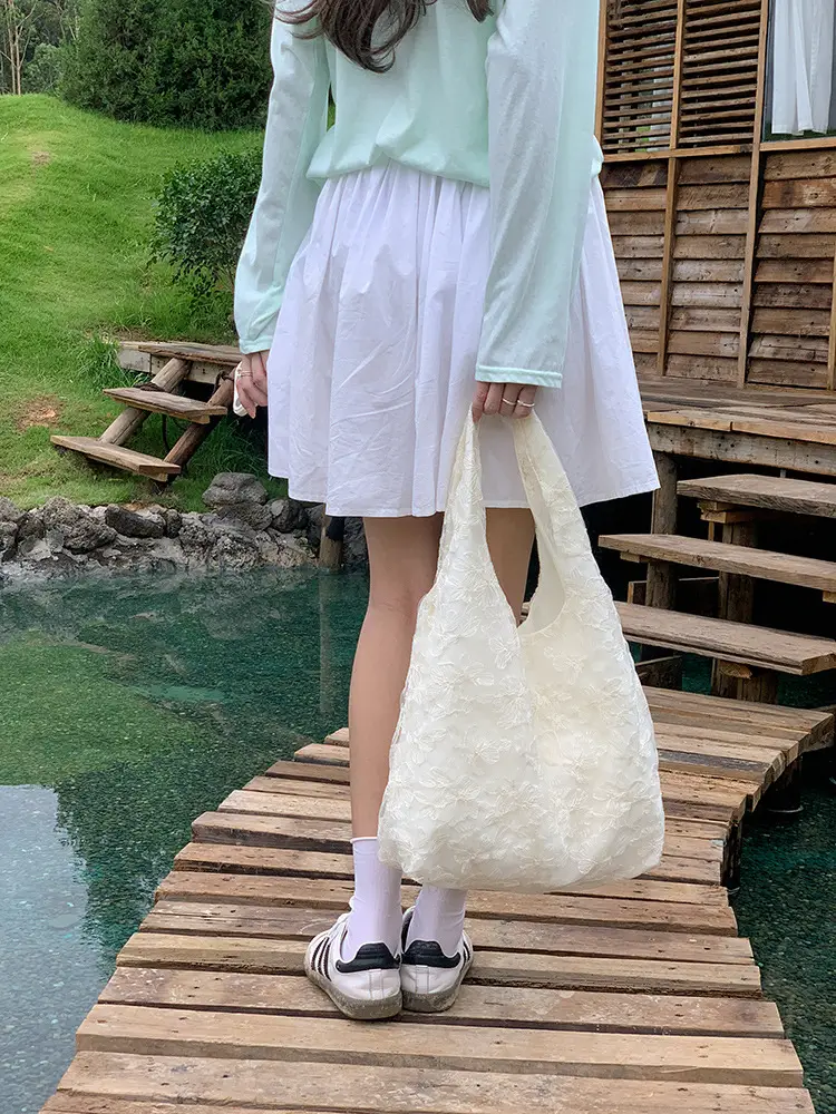 Lace Shoulder Bag for Skirts Tote Bag - Image 4