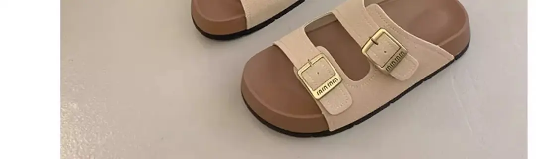 Birkenstock Sandals for Women's Summer Outer Wear 2025 New Thick-Soled Flip-Flops for Women's High-End Seaside Beach Sandals — feature 29