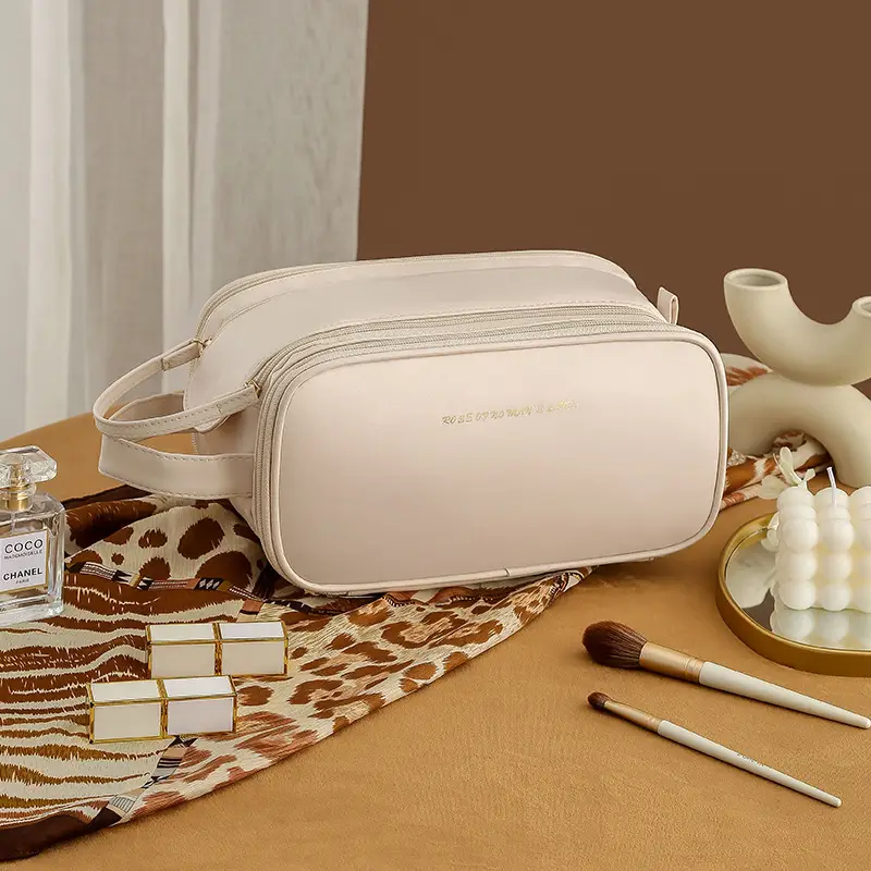 Black Large Capacity Makeup & Toiletry Bag