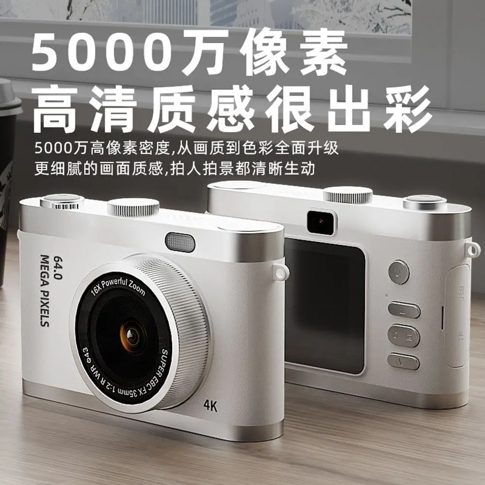 Dual-Camera Selfie-Capable Ccd Digital Camera for Students, Portable Retro Compact Point-And-Shoot Camera with Dual Lenses — feature 6