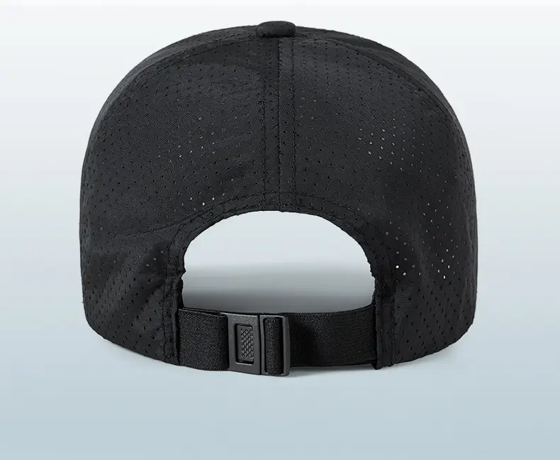 Men Grey Mesh Cycling Cap with Star Logo — feature 30