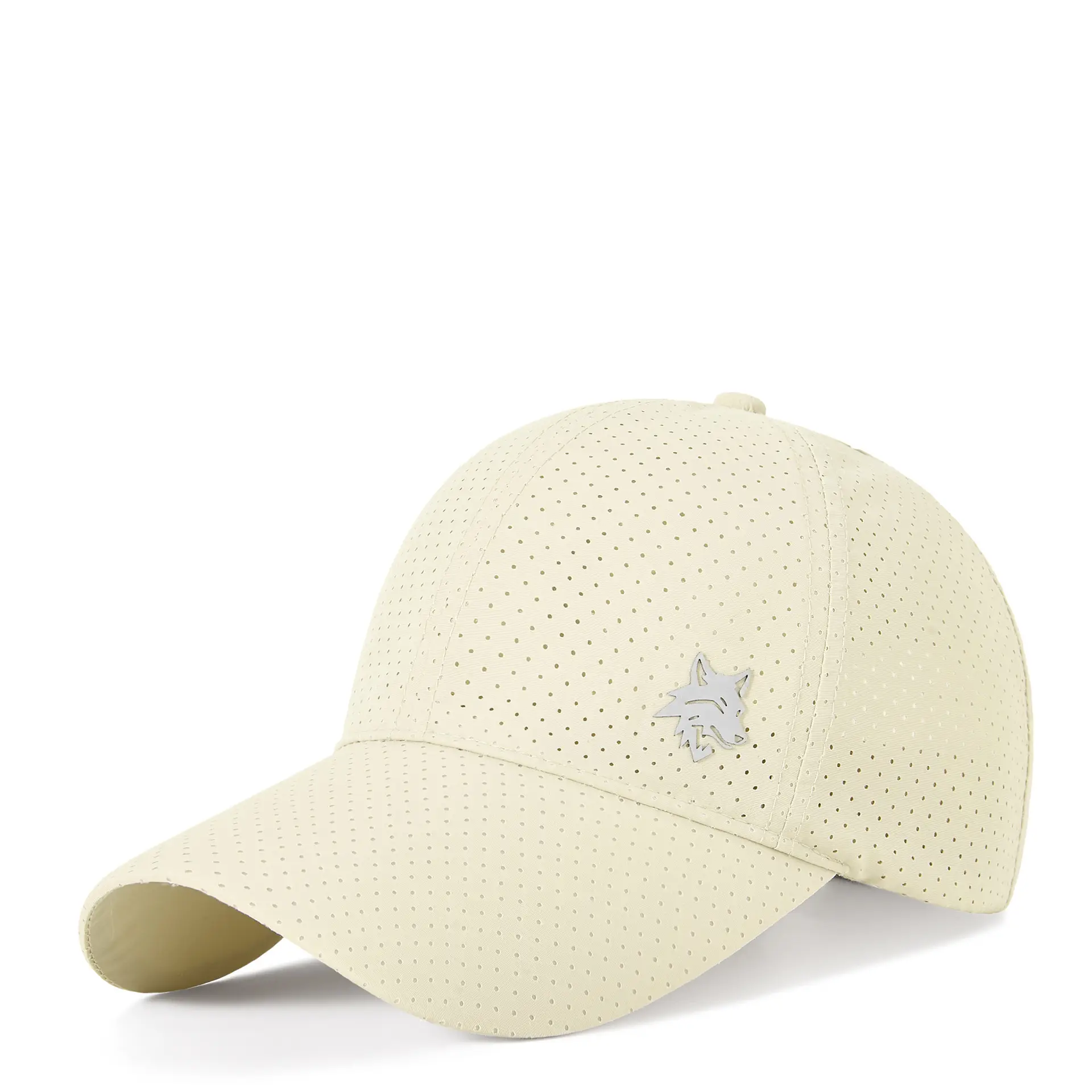 Men Grey Mesh Cycling Cap with Star Logo - Image 7