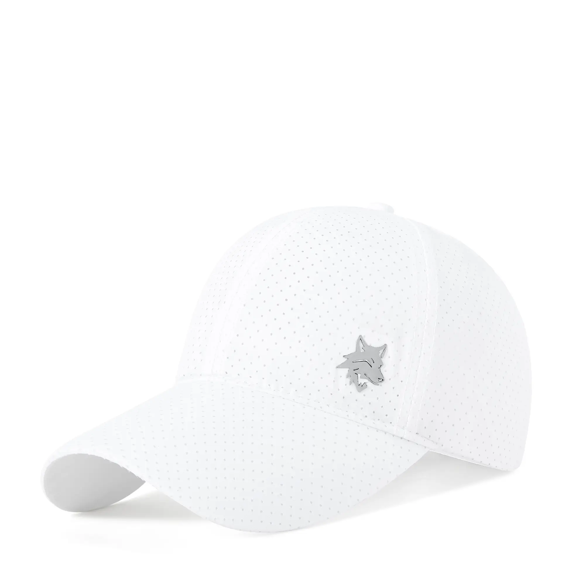 Men Grey Mesh Cycling Cap with Star Logo - Image 8