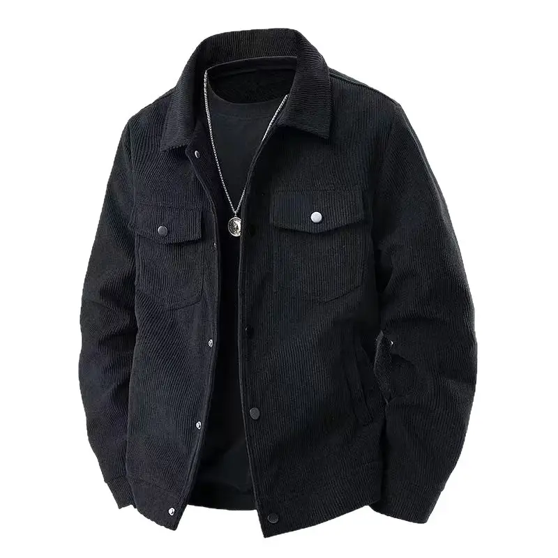 Cross-Border New Jacket Retro Trendy Japanese Casual Versatile Lapel Simple Casual Workwear Top